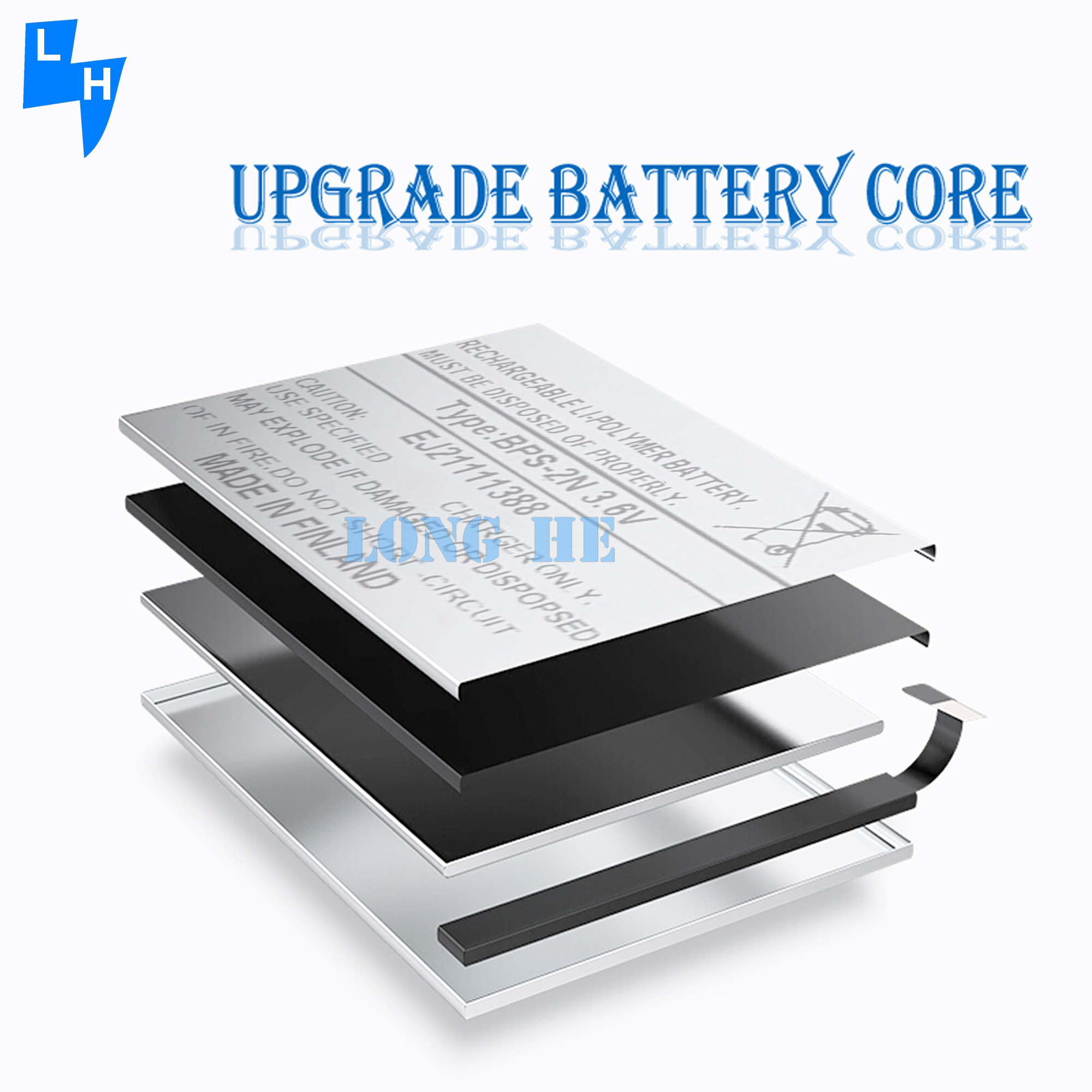 Black High Capacity Battery BPS-2N For Nokia 6110 6150 6310I 7110 BLS-2N BMS-2S Battery