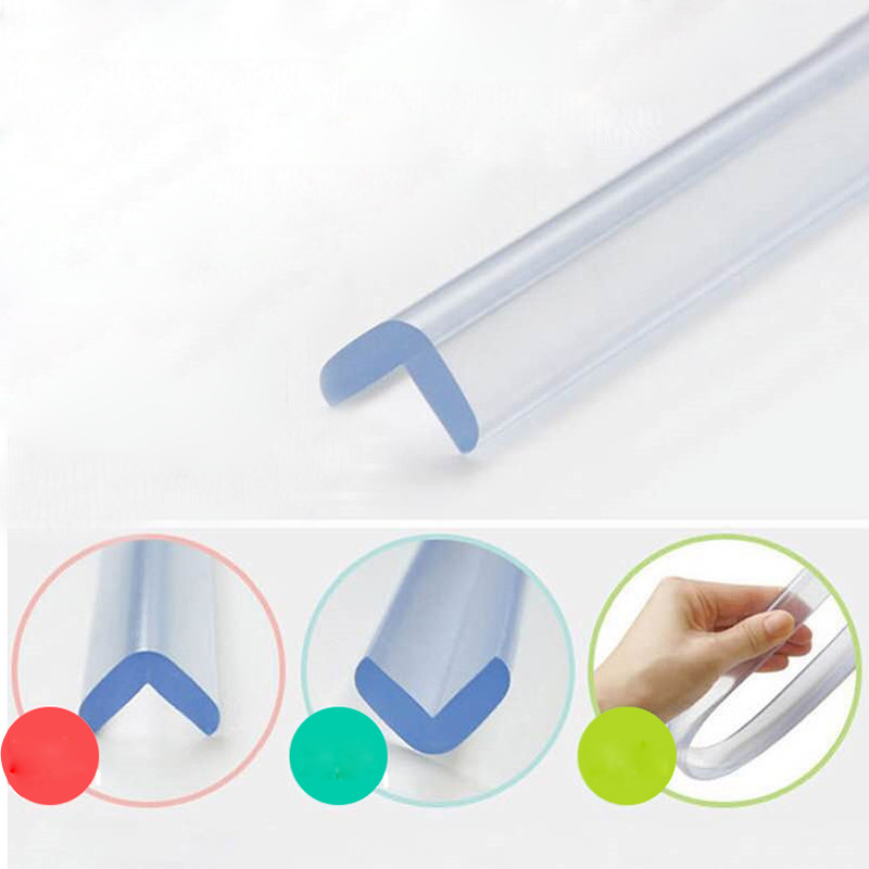 Customize Size Yellow Silicone Rubber Sealing Strip For L Shaped Edge Wrapped Glass Door
