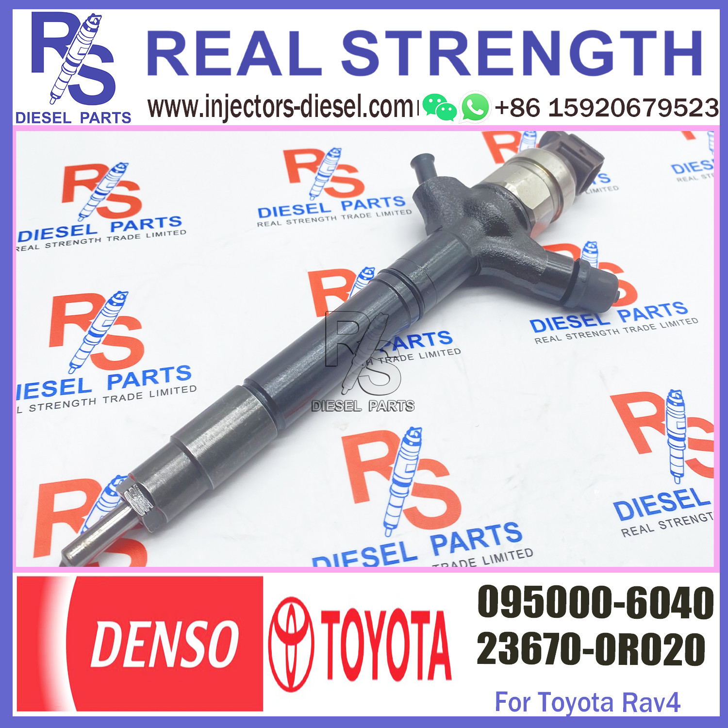 diesel fuel engine injector 095000-6040 23670-0R020 for engine high pressure pump engine injection injector 095000-6040