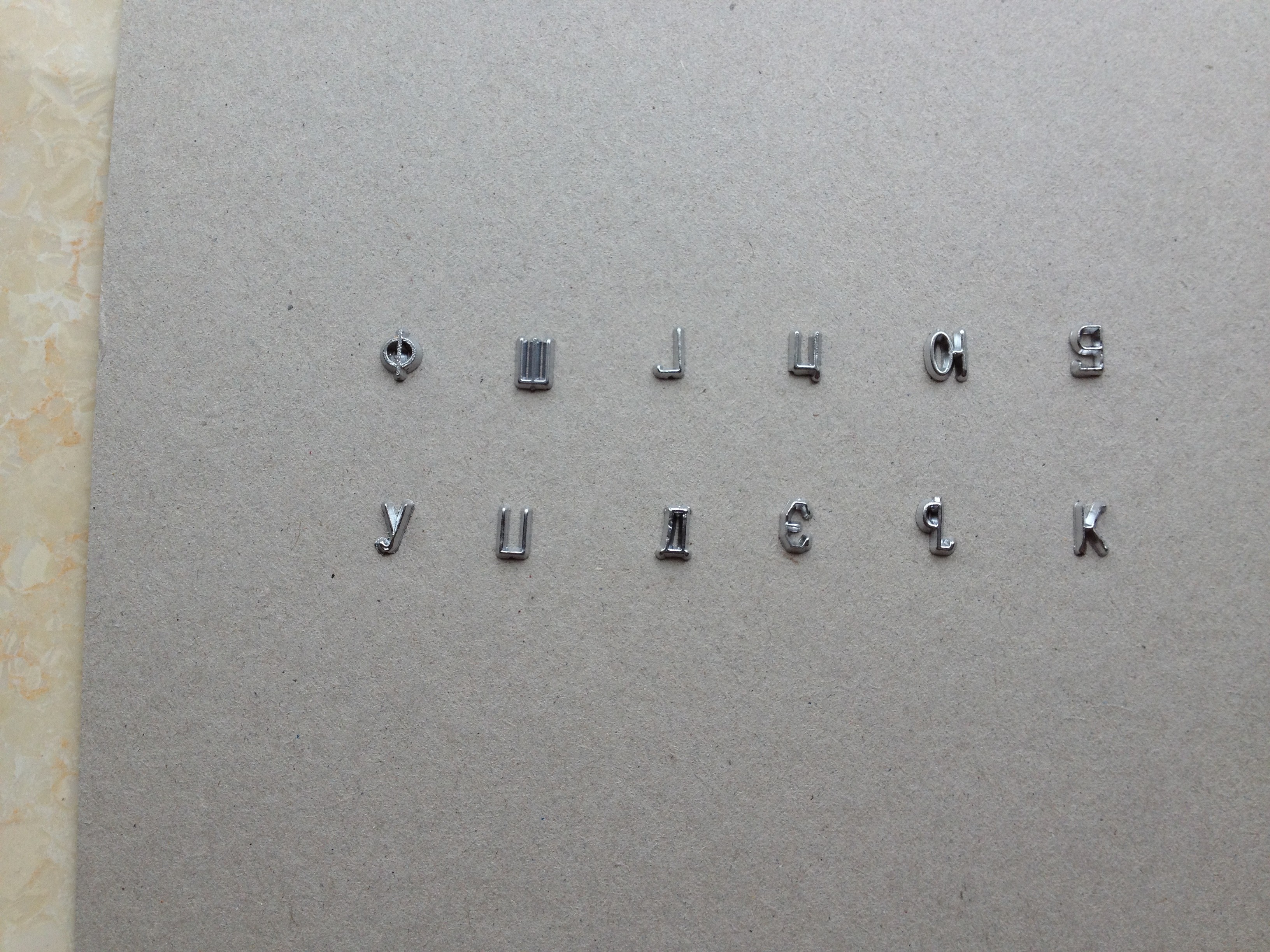 Acrylic Base Lead Letter Lead Tape / Magnetic Lead Markers ISO Approval