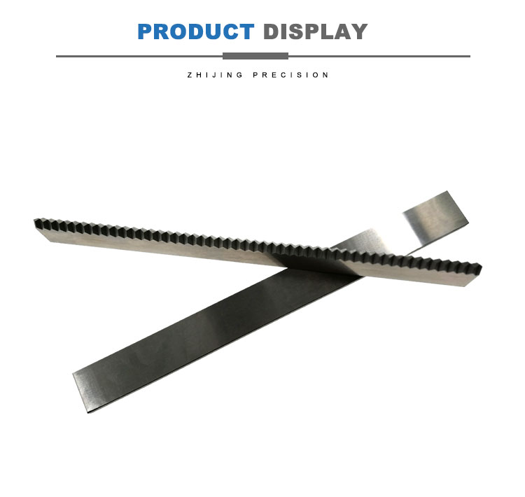 Straight Industrial Knife Blades For Food Packaging Machine Plastic Bag