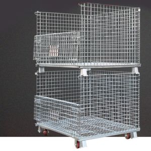 China Movable 5 Layer Stacking Galvanized Wire Mesh Stillages on sale China Movable 5 Layer Stacking Galvanized Wire Mesh Stillages on sale