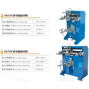 Semi Automatic Screen Printing Machine With 1000pcs/Hr For Silk