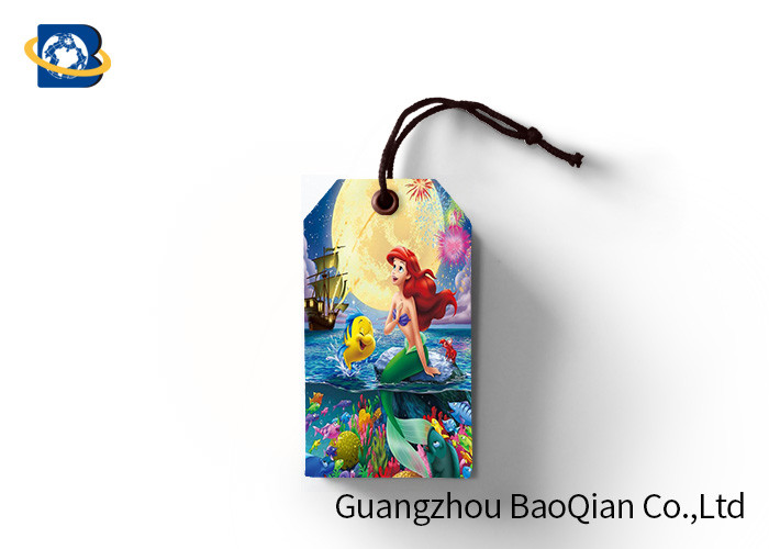 Die - Cut Shape Custom Printed Hang Tags Toy 3D Hangtags Free Sample Service