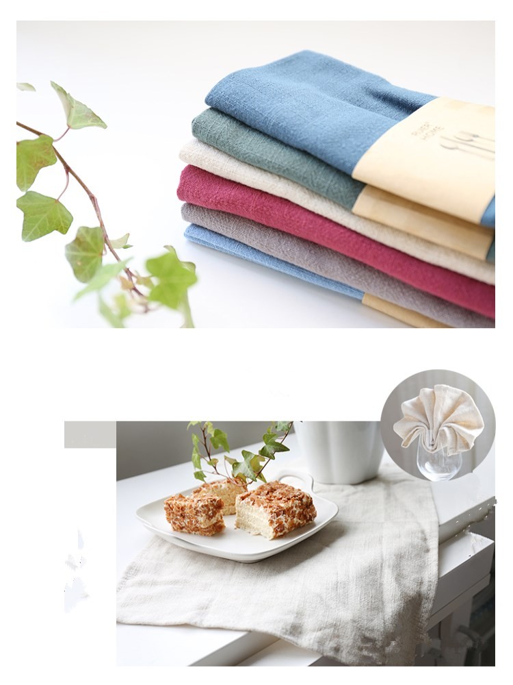 Reusable 100% Cotton Tea Towel Linen Table Placemats 200-600GSM