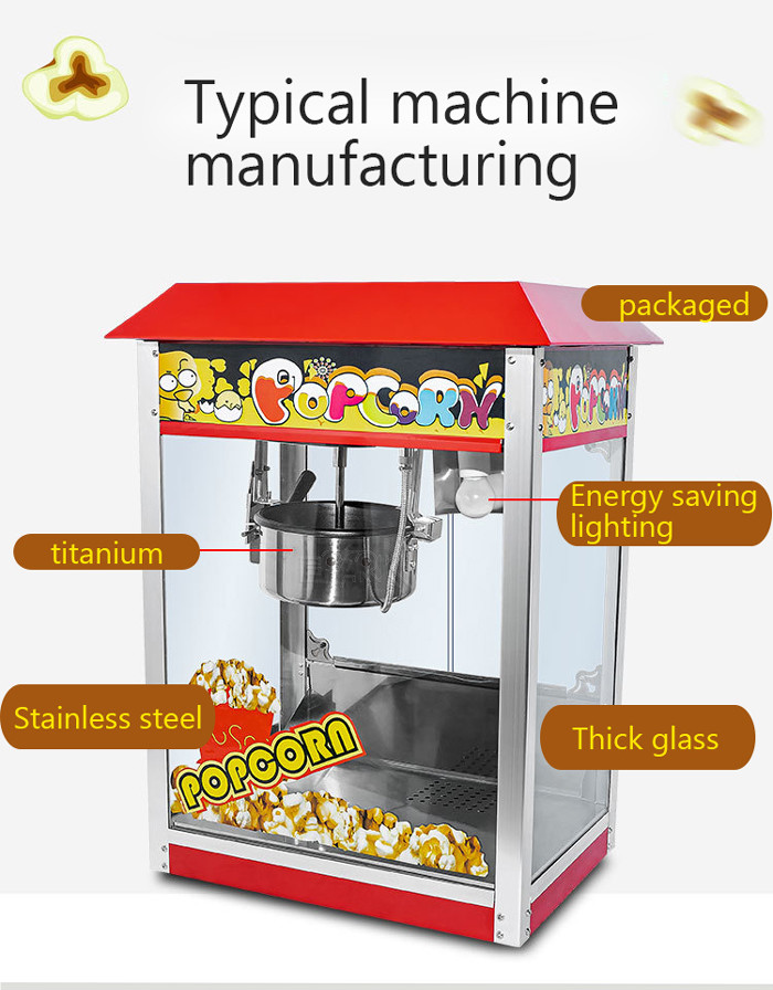 Commercial Electric Hot Air Popcorn Making Machine For Home