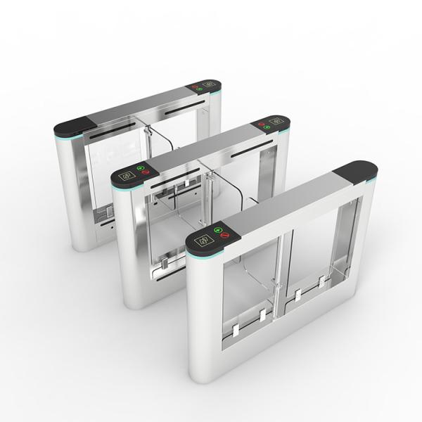 Pedestrian Swing Barrier Turnstile 600mm Channel Width Waterproof Lobby