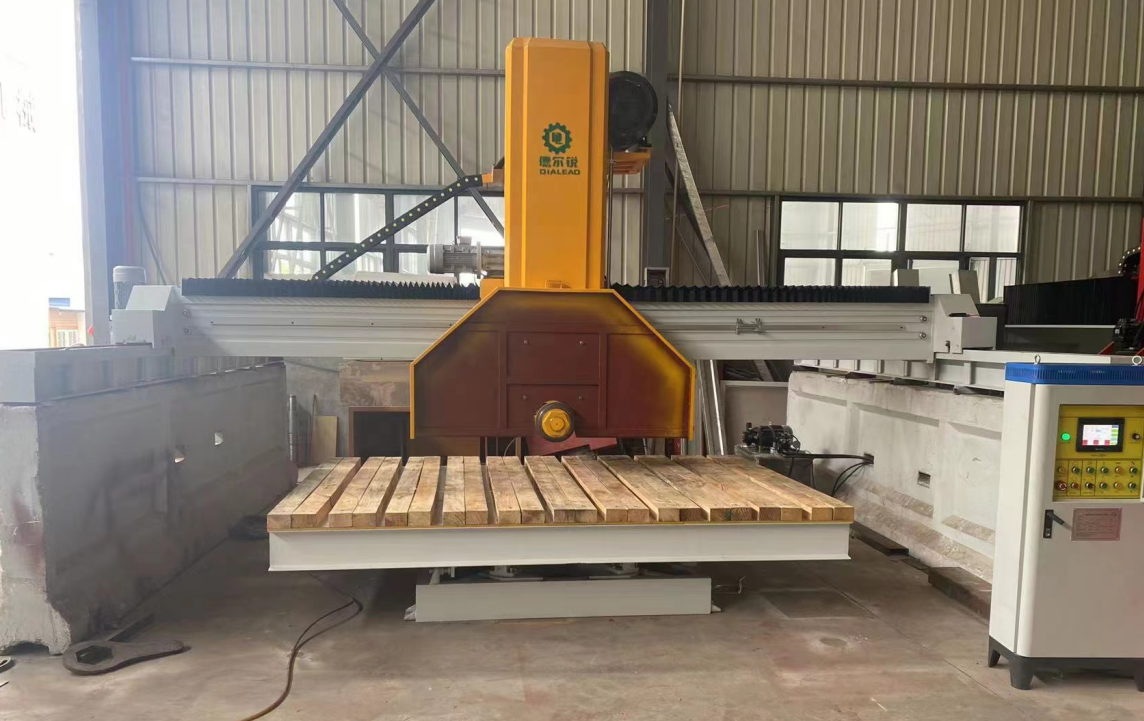 Single Blade Medium Size Block Cutter For Granite Tombstone Curbstone 1200/1400/1600mm