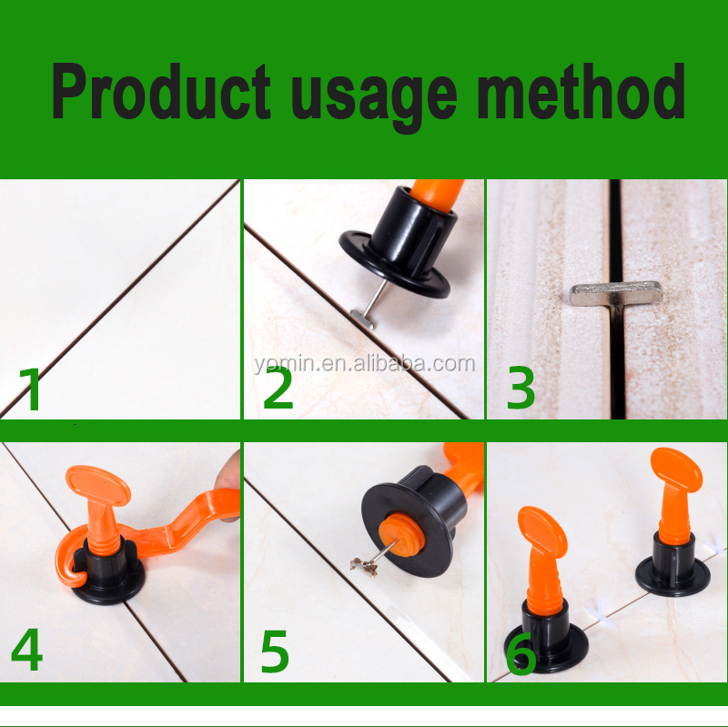 T-type Tile Leveling Positioner Reusable Tile Leveling System For Wall And Floor
