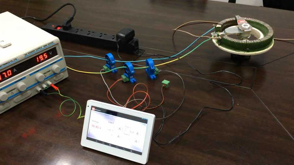 Android  Screen For Current And Voltage Detection