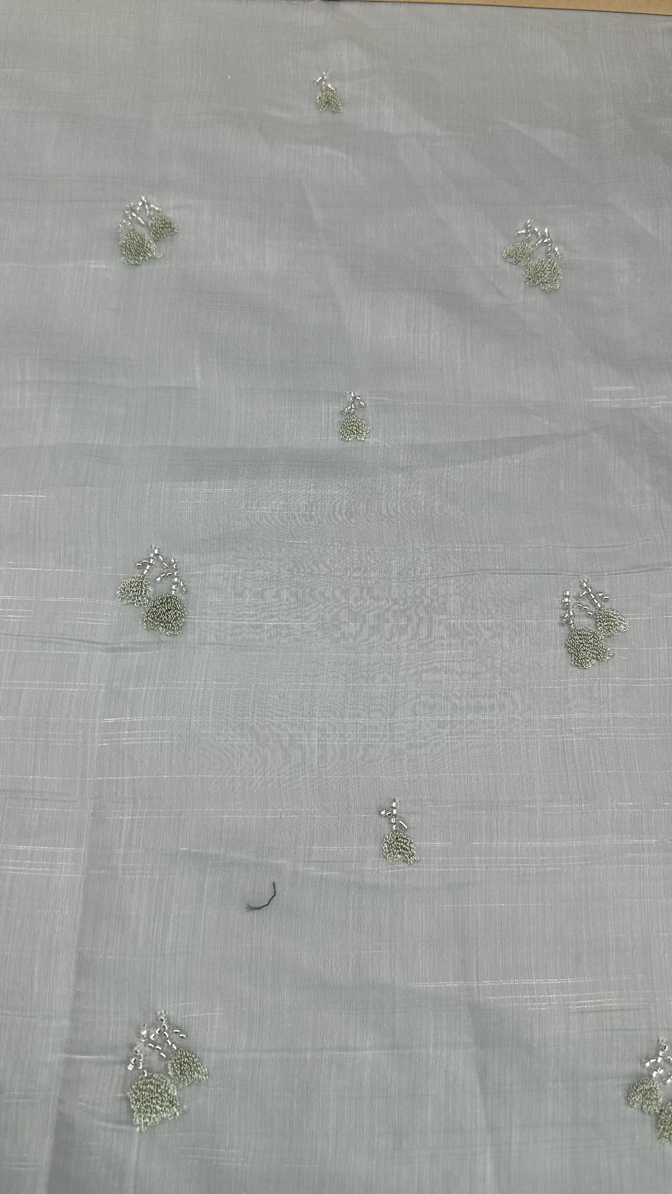 Leafy Tulle Mesh Fabric Lace Fabric Sequin Metallic New Collection for Garments Evening Dressing Design