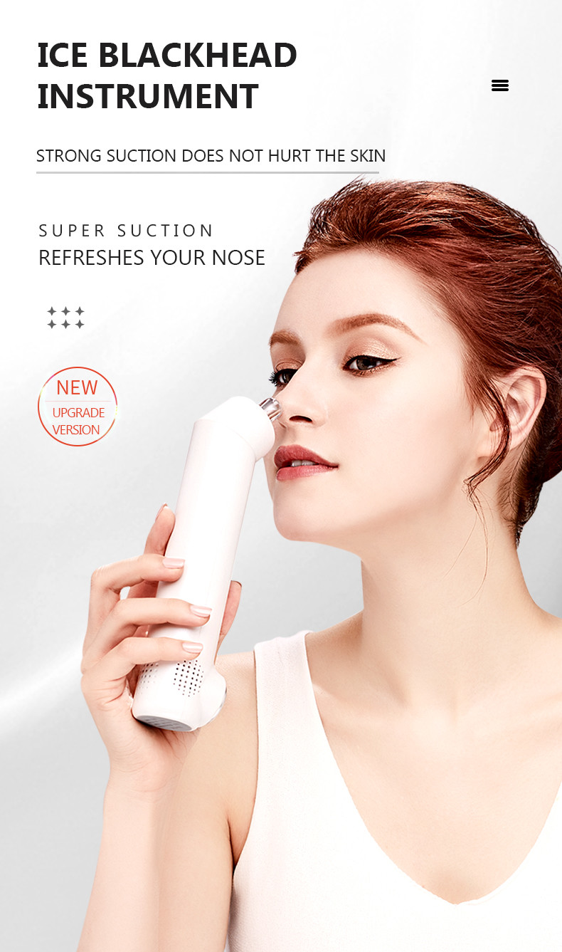 Heat Cold Compress 1200mah Electronic Vacuum Blackhead Remover