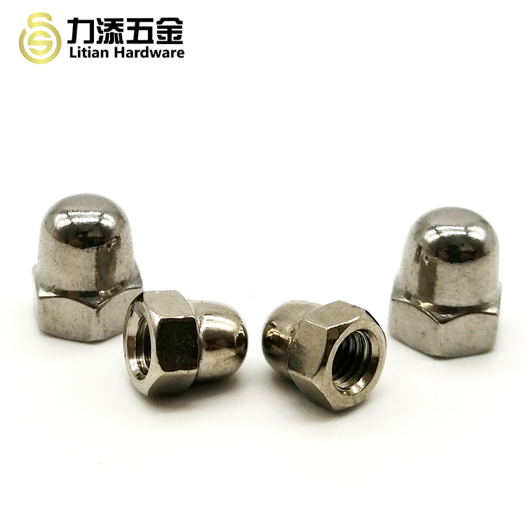 Hexagon Stainless Steel Acorn Nuts The First Class NFE Standard