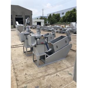 Automatic Screw Press Sludge Dewatering Machine Volute Type Screw Snail Sludge
