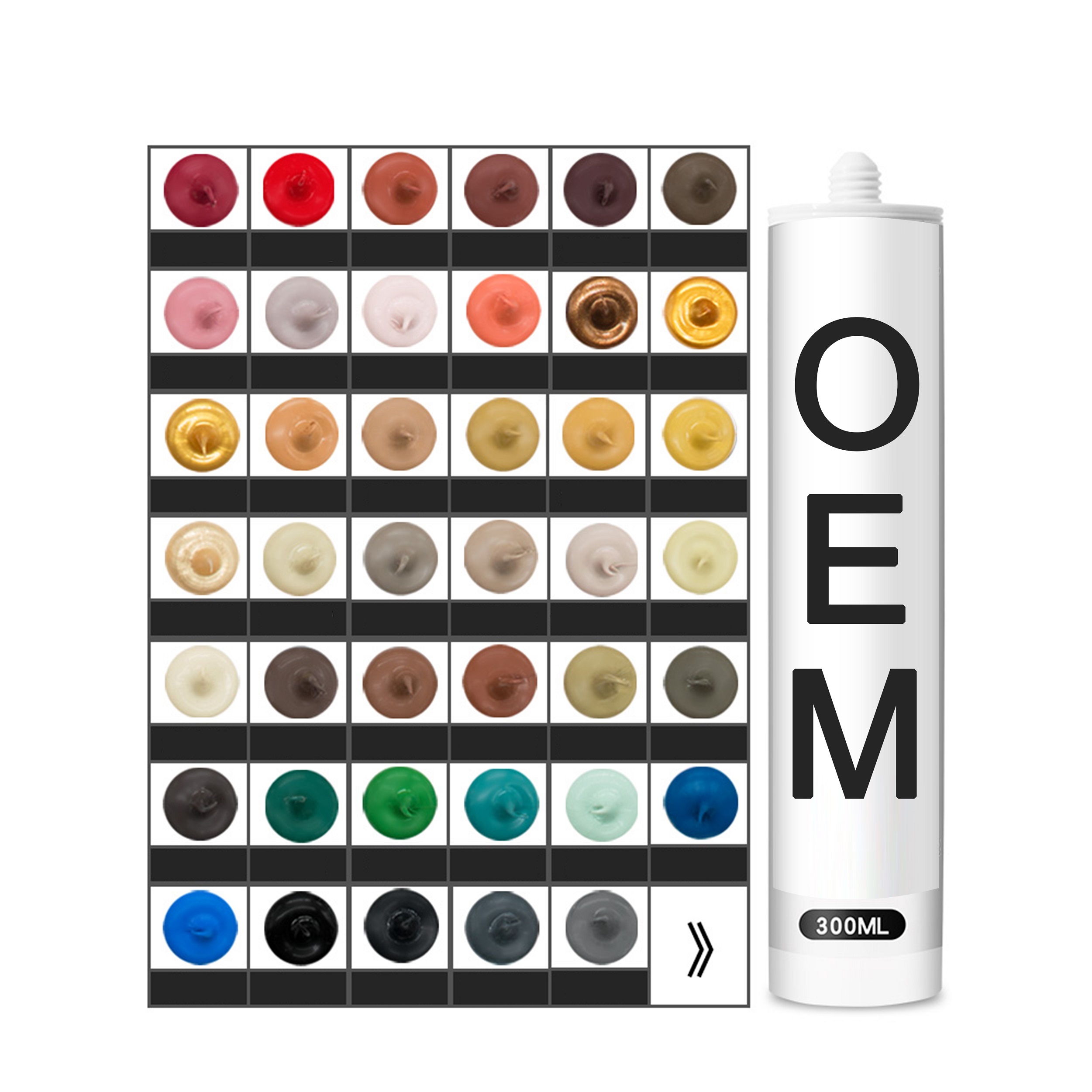 ABM Neutral & acetic / two option silicone sealant for window and door