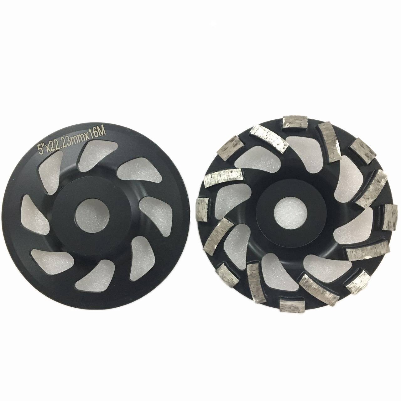 5" 7" Concrete Diamond Tools S Type Angle Grinder Polishing Wheel