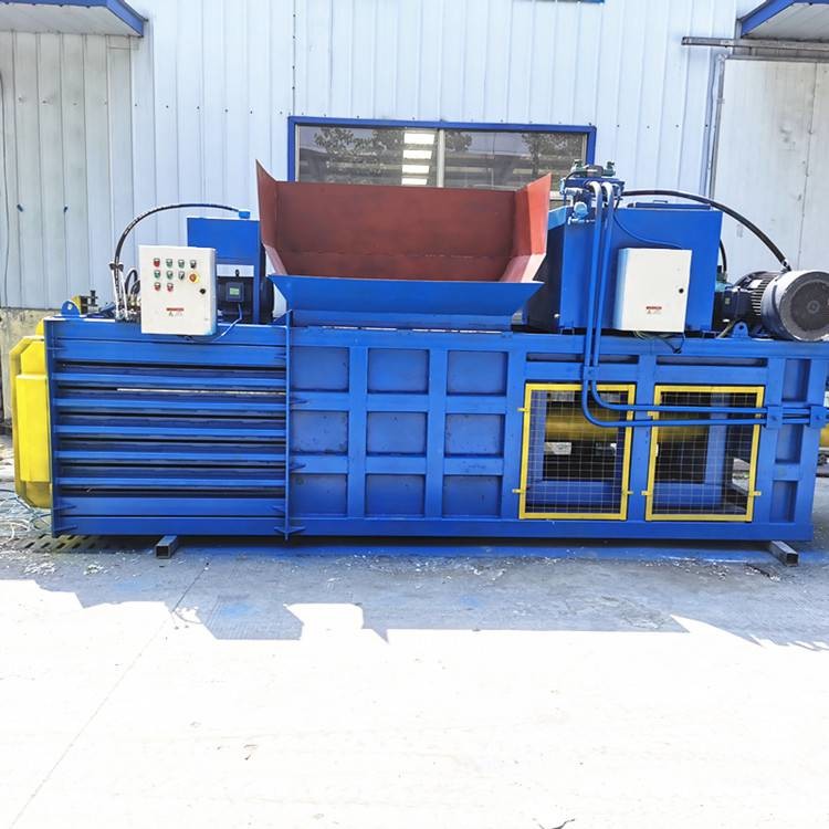 Horizontal Metal Hydraulic Baler Baling Press Clothing Machine