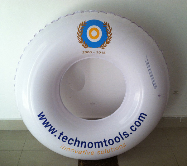 Inflatable PVC swimming ring can printing logo and colors text,advertising gift for promotional