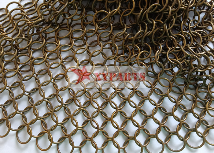 Durability And Flexibility Chain Mail Curtain In Architectural Design