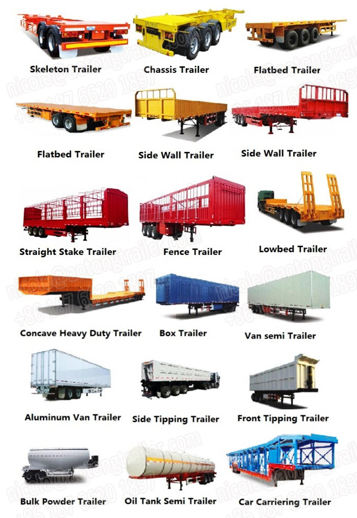 Rear Dump Clinker Tipper Semi Trailer Truck Side Dump Truck Trailer for Your Business