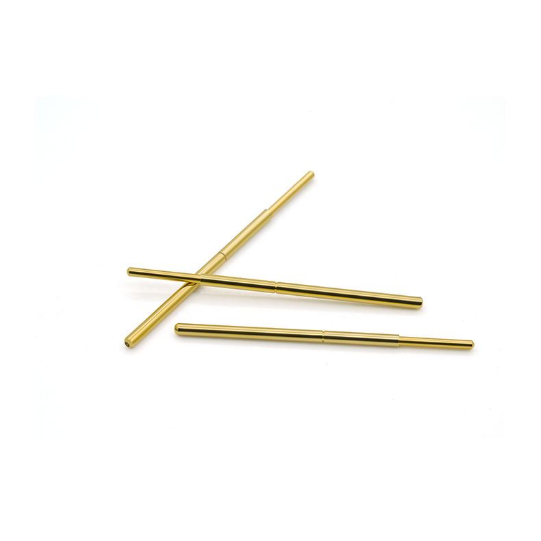  Gold Plated Spring Test Probe with Brass Barrel and BeCu Plunger for Precision PCB Testing Manufactures