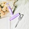 Buy cheap Wholesale Square Purple OEM Empty Lip Gloss Tube With Brush Paint Spraying from wholesalers