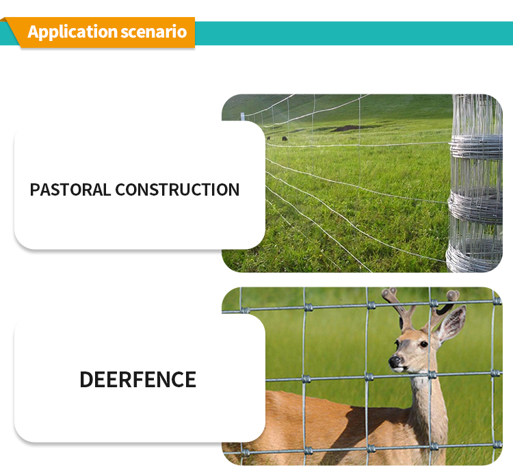 High quality cheap cattle goat field fence galvanized welded fence farm from anping animal wire mesh