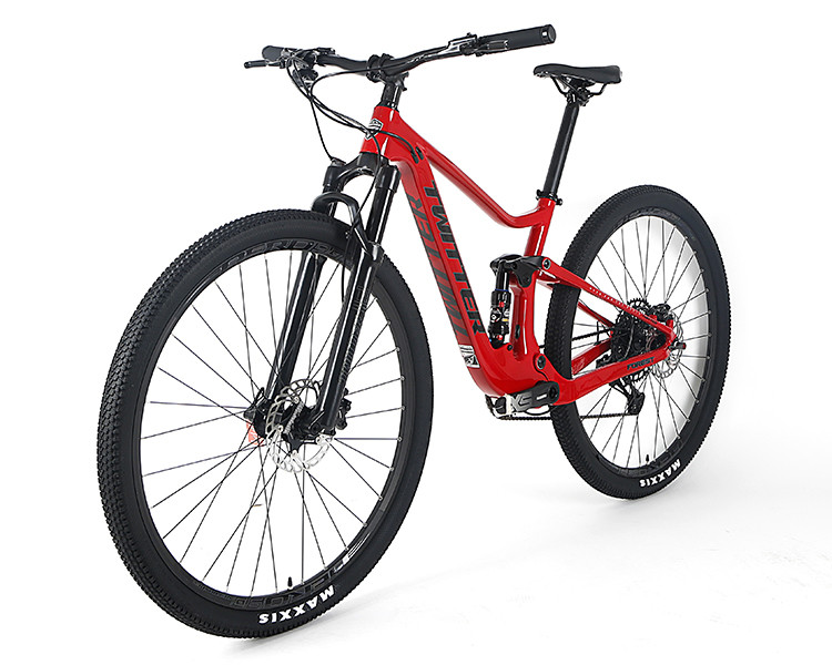 T1000 Carbon Fiber Full Suspension Mountain Bike Customized Logo