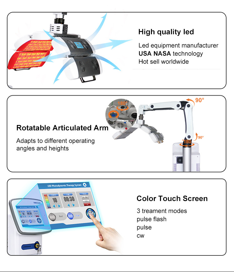 Hair Growth 655 Nm Led Light Therapy Machine Hair Loss Lights Therapy Machine