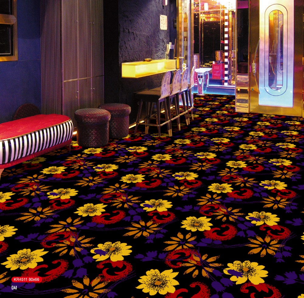 Jacquard 50*50cm PP carpet tile for conference room