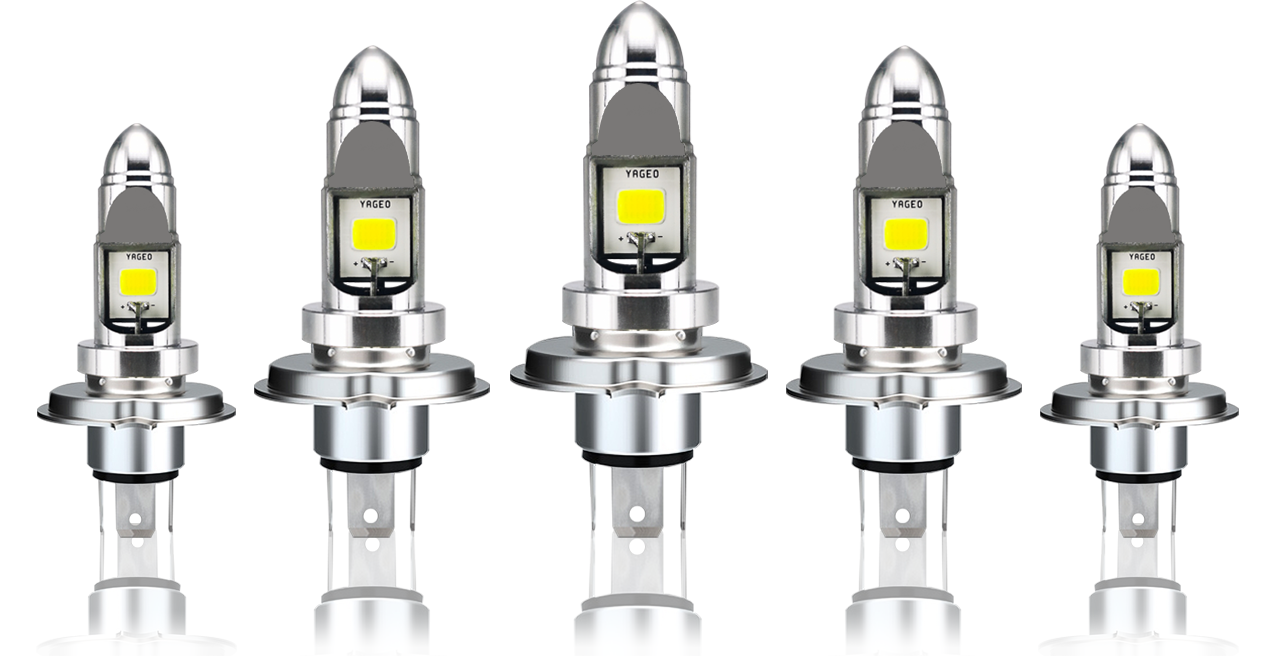 6500K Motorcycle LED Bulbs 30000h Lifespan Brightest Motorcycle Headlight