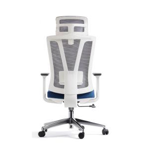 Adjustable White Mesh Office Chair High Back Multi Position