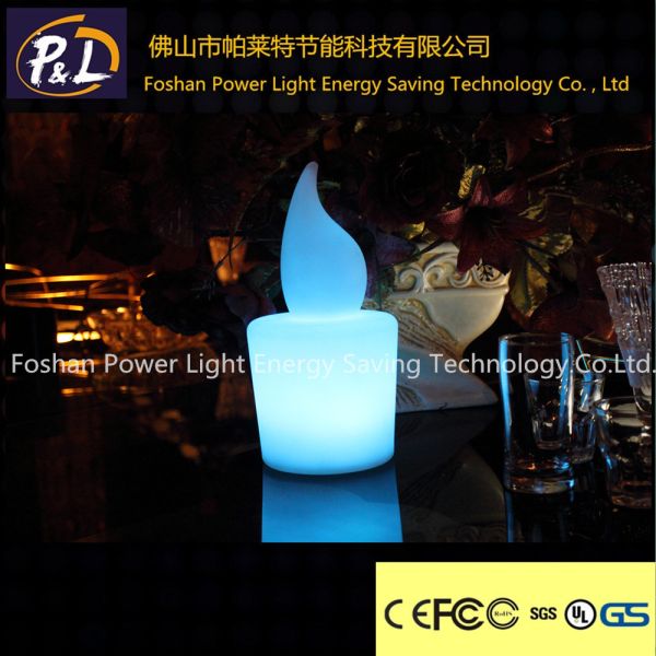 Quality Wireless Rechargeable RGB LED Decorative Candle Lamp for sale