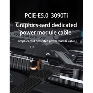 ATX 3.0 PCIE 5.0 GPU Sleeved PSU Extension Cable Kit FOR Rtx3090Ti Graphics Card
