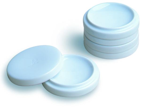Various Shaped Art Paint Palette , Watercolour Paint Palette Dia.9.5cm Height 8