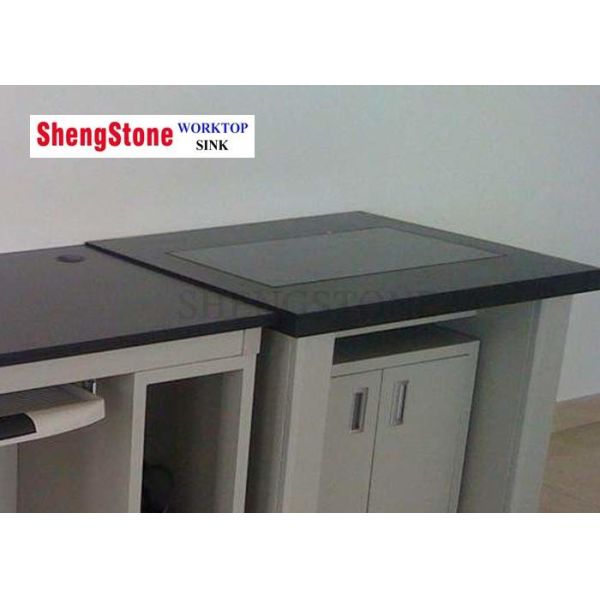 Quality Laboratory Black Epoxy Resin Worktop 19mm Thickness With Matte Surface for sale
