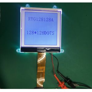 128*128 Graphic LCD Module STN Gray 6H With ST7541 Wide Temperature FPC