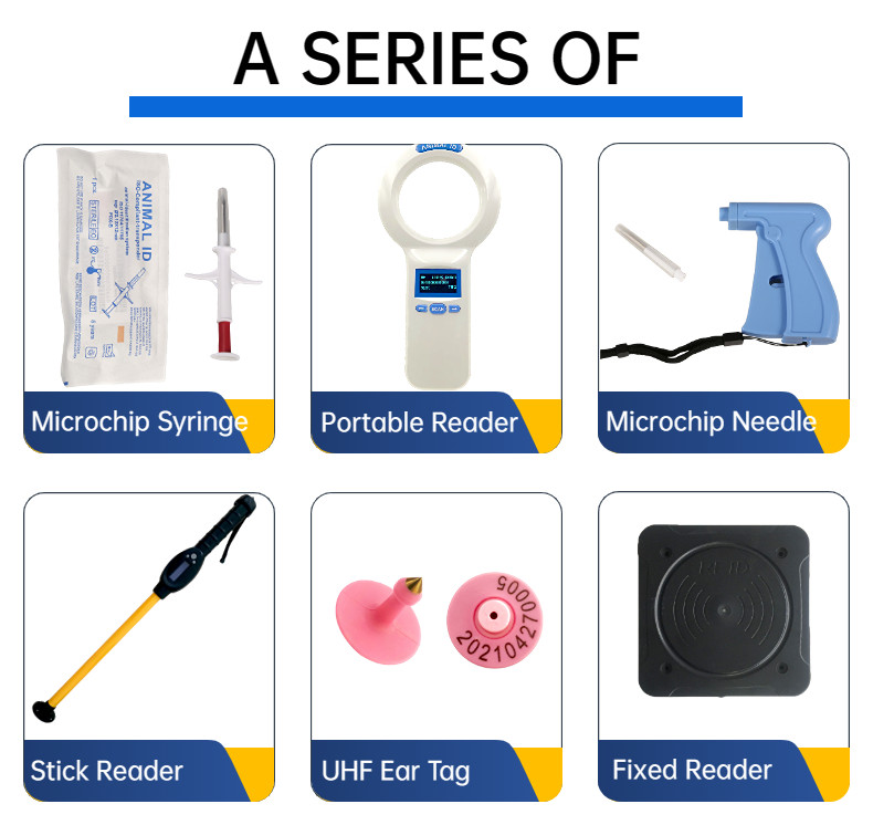 Animal Tracking Electonic Ear Tags 134.2khz Rfid For Animal Identification