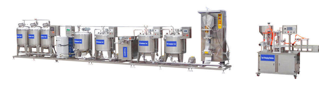Dairy Yogurt Machinery Equipment Pasteurizer Milk Cheese Yogurt Processing Line on Sale