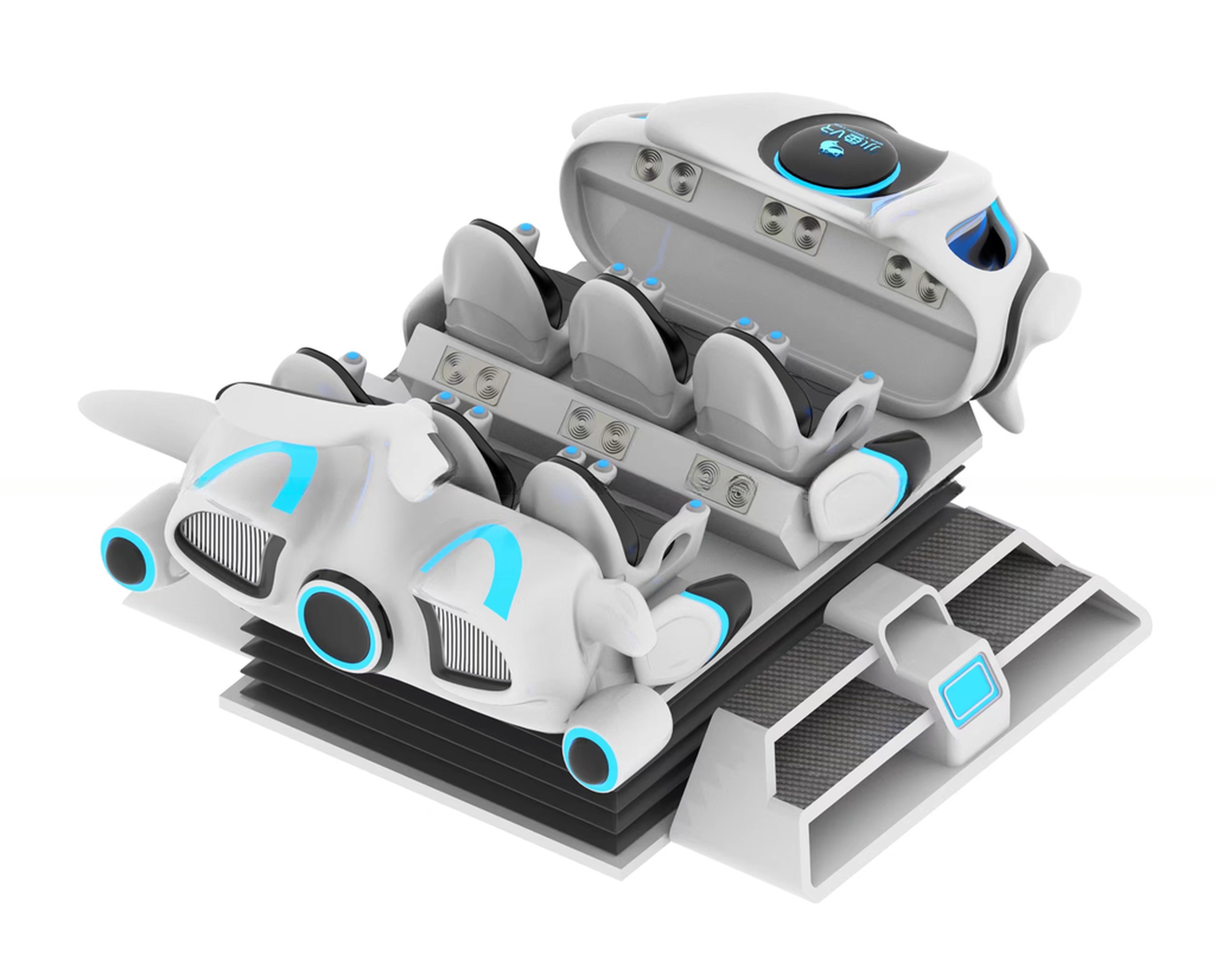 Original Design 9d VR Cinema 6 Seats VR Club Plus Cinema For VR Attractions Park