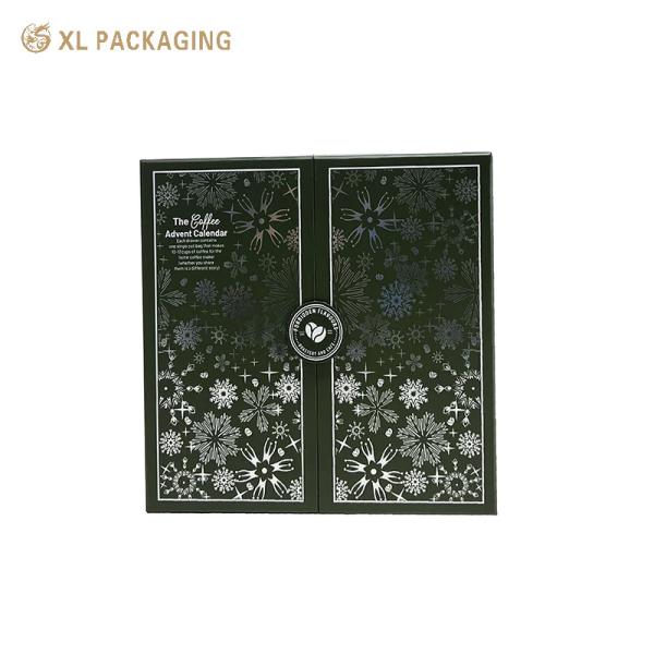 Create Your Packaging Tea Bags Advent Calendar Box Ramanda Double Door Christmas