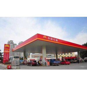 EPS Roof Small Gas Station Canopy Led Retrofit 30m Single Layer Grid