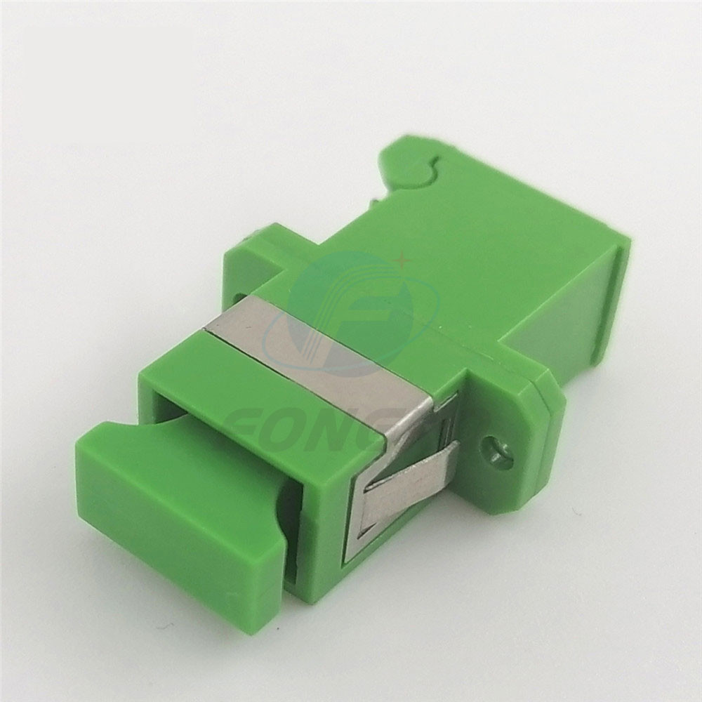 Hot sales SC APC Optical fiber hybrid adapter Auto Shutter simplex flange fiber optical adapters
