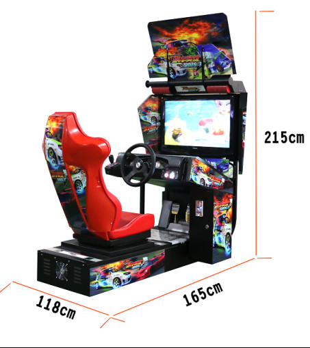 32 LCD Outrun Car Racing Arcade Game Machines , 220V Pub Arcade Machines