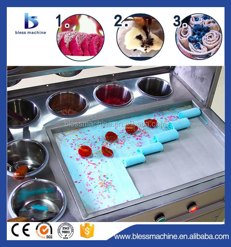 100kg/h Production Capacity 2022 Newest Used Ice Cream Freezers with 480mm Pan Size