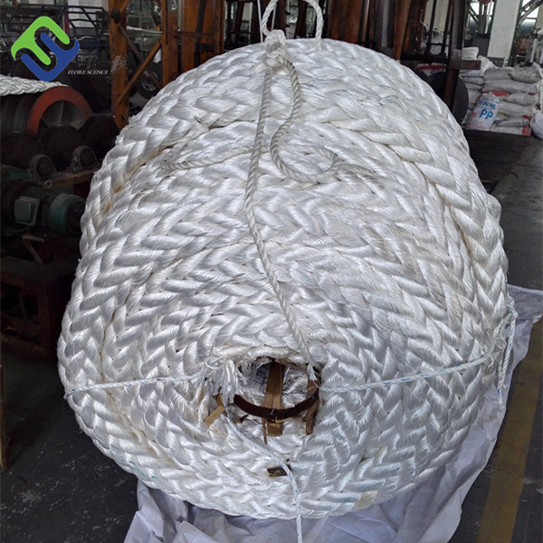 Floating 8 Strand Nylon Marine Rope Polyamide 56mmx220m For Marine