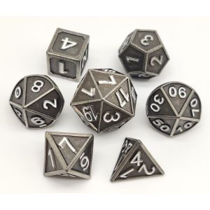 Smooth Finish Mini RPG Dice Multicolor Practical Resin Metal Materials