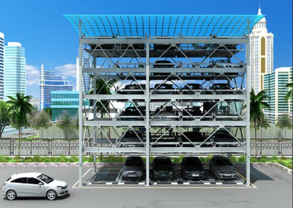 Hot Sale! 2-9 Levels Steel Structure Car Garage Car Parking System Puzzle