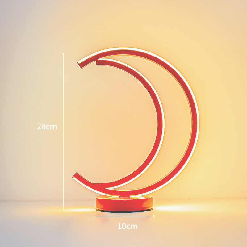 Power Supply Mode Built-in Lithium Battery Wedding Red Creative Lamp for Wedding Room