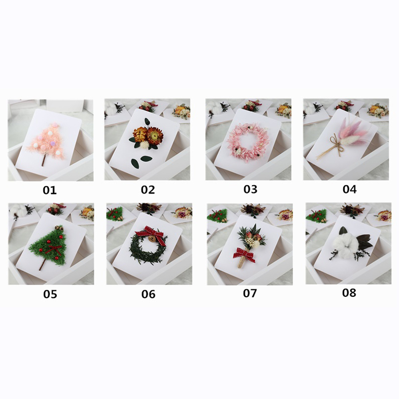 Custom Flower Cards Handmade , Mini Creative Flower Bouquet Card